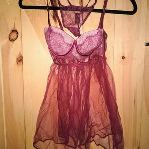 NWT Victoria's Secret 2 Piece Lingerie Babydoll